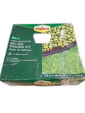 VIGORO Black 60 Ft No-Dig Garden Landscape Edging Kit Flexible Plastic Border for sale  Shipping to South Africa