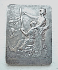 Médaille plaquette argent d'occasion  Revigny-sur-Ornain