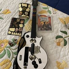Nintendo Wii Guitar Hero Gibson Les Paul White  RedOctane W Guitar Hero 3 for sale  Shipping to South Africa