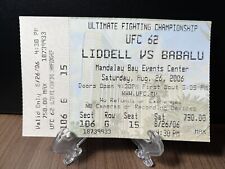 Ufc liddell babalu for sale  Aliso Viejo