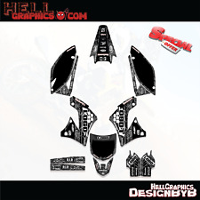 Kits gráficos pretos decalques adesivos adesivos adequados para Kawasaki KXF 450 KX450F 2009-11 comprar usado  Enviando para Brazil