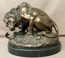 Bronze lion serpent d'occasion  Nice-