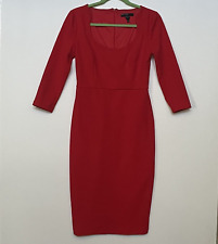 Vestido Midi Maggy London Feminino Bainha Vermelha Decote Exclusivo Tamanho 2 Coquetel comprar usado  Enviando para Brazil