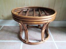 Tabouret vintage rotin d'occasion  France