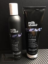 Xampu e condicionador Milk Shake loiro gelado DUO proteínas do leite e óleo de semente de uva comprar usado  Enviando para Brazil