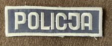 Polish police patch for sale  LONDON