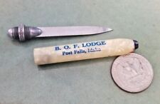 Vintage B.O.F. Lixa de unha Lodge Post Falls Idaho com estojo plástico rígido 2 7/8" L, usado comprar usado  Enviando para Brazil