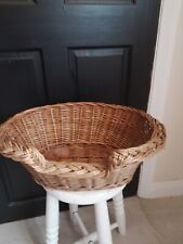 Vintage wicker basket for sale  SALTBURN-BY-THE-SEA
