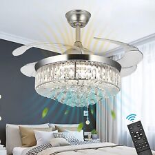 Crystal ceiling fan for sale  Concord