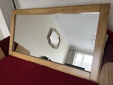 wood mirror large frame for sale  ALFRETON