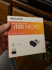Adaptador USB inalámbrico micro compacto Belkin N150 (F7D1102) versión 1017  segunda mano  Embacar hacia Argentina