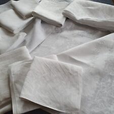 Vintage linen damask for sale  PERTH
