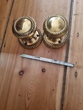 Pair reclaimed brass for sale  SIDMOUTH