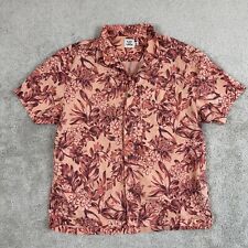 Camisa de sílex y Tinder para hombre grande naranja hawaiano polo floral por todas partes, usado segunda mano  Embacar hacia Argentina