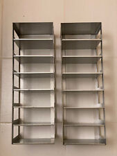 Used, 7 Box Stainless Steel Vertical/Chest Freezer Rack for 2" High 5.5" x 5.5" Boxes for sale  Shipping to South Africa