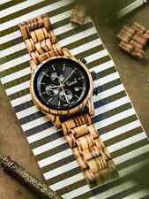 Relógio de madeira Signature (Zebrawood) comprar usado  Enviando para Brazil