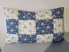 Blue patchwork quilted for sale  UK