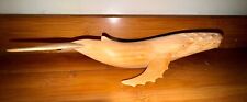 Wooden whale carving for sale  Shipping to Ireland