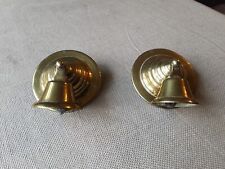 Pair vintage brass for sale  UK