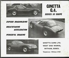 Ginetta series iii for sale  UK