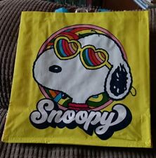 Peanuts snoopy woven for sale  UK