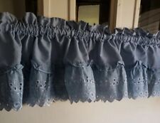Valance curtain blue for sale  New Berlin