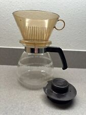 Filtro sobre cono Melitta verter 8 tazas cafetera con jarra de vidrio - años 70 vintage segunda mano  Embacar hacia Argentina