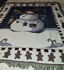 Holiday snowman tapestry for sale  Vandalia