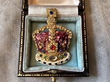 Vintage coronation brooch for sale  BATLEY