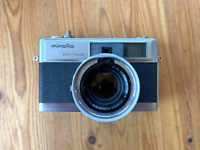 Minolta Hi-Matic 9 Silver Rangefinder 35mm Film Camera w f/1.7 Rokkor 45mm lens for sale  Shipping to South Africa