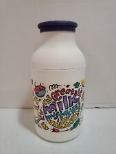 The Great Milk Mustache Maker - Garrafa Shaker Plástica Graffiti Colorida Vintage, usado comprar usado  Enviando para Brazil