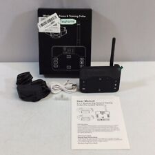 Teqhome Black 2 in 1 Wireless Dog Fence And Training Collar With User Manual, used for sale  Shipping to South Africa