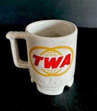 Vintage Pottery ~ TWA Coffee Mug by Frankoma Pottery ~Tulsa ~ Joseph Corr for sale  Shipping to South Africa