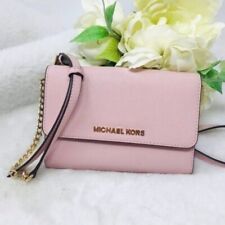Usado, Bolsa mini corrente Michael Kors Saffiano couro 3 em 1 tiracolo rosa blush comprar usado  Enviando para Brazil