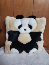 Almohada cuadrada de peluche 3D de oso panda tallada, animal de peluche segunda mano  Embacar hacia Argentina