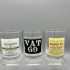 Branded whisky glasses for sale  ELGIN