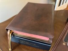 Bíblia ESV - Schuyler Quentel de margem larga em couro de bezerro de mogno marmoreado comprar usado  Enviando para Brazil