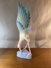 Wooden carved stork for sale  Springfield