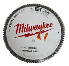 Milwaukee 48-40-4510 14in. x 90 Carbide Teeth Thin Metal Cutting Circ. Saw Blade for sale  Shipping to South Africa