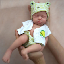 Boneca bebê silicone corpo inteiro micro preemie 12" - Mini boneca renascida realista comprar usado  Enviando para Brazil