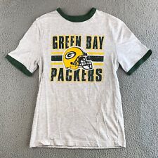 Camiseta masculina Green Bay Packers pequena cinza NFL manga curta campainha futebol comprar usado  Enviando para Brazil