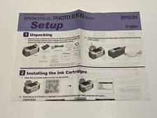 Used, VTG| Epson Stylus Photo R300 Series - Quick Start User Manual / Pamphlet for sale  Shipping to South Africa