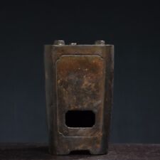 Caldeira de panela quente 7,4" China antiga dinastia bronze carbono antigo aquecimento fondue comprar usado  Enviando para Brazil
