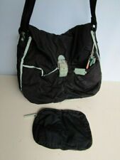 Radley London Baby Changing Black Shoulder Bag Satchel Mint Green Trims & Purse, used for sale  WREXHAM