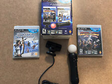 PS3 PlayStation Move Bundle w/ Motion Controller, Camera, & 2 Games IN BOX! for sale  Shipping to South Africa