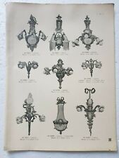 Planche catalogue bronze d'occasion  Reims