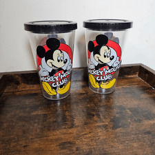 Conjunto de 2 copos de acrílico Disney Mickey Mouse canudo 16 oz comprar usado  Enviando para Brazil