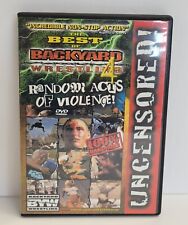 Best of Backyard Wrestling 4: Random Acts of Violence (DVD, 2002) Tested for sale  Shipping to South Africa