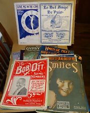 Used, 34 Antique Sheet Music (circa 1900-1920) estate find for sale  Shipping to South Africa