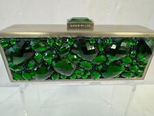 emerald green clutch bag for sale  BIRMINGHAM